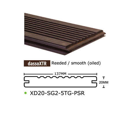 Bambuterassilauta – dassoXTR' R137, Espresso-sävy, kuva 1
