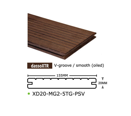 Bambuterassilauta – dassoXTR' V155, Espresso-sävy, kuva 1