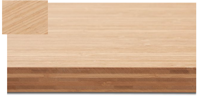 Sivupuristettu bambulevy – 7-kerroksinen, karbonisoitu sävy, kuva 1