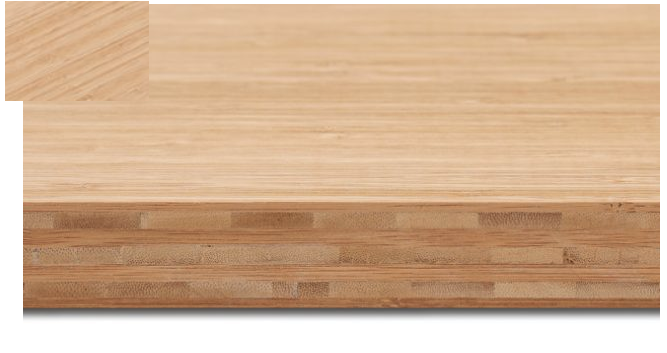 Sivupuristettu bambulevy PLUS – 7-kerroksinen, karbonisoitu sävy, kuva 1